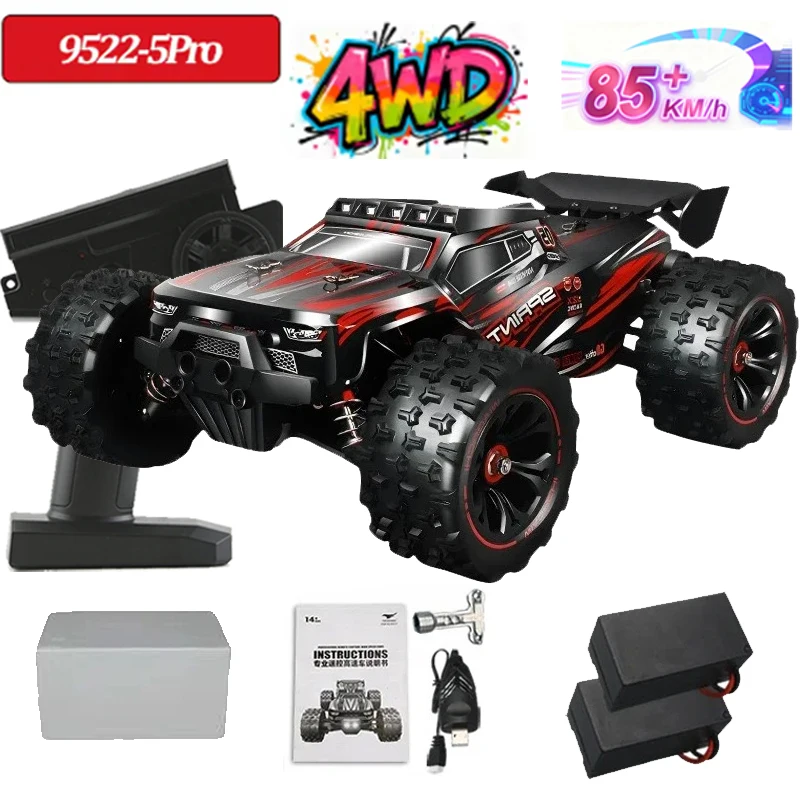 

9522PRO 85KM/H High-speed RC Car Brushless Four-wheel Drive Off-road Drift 1:16 Profesgood-lookingsional Racing Car 9522 50KM/H