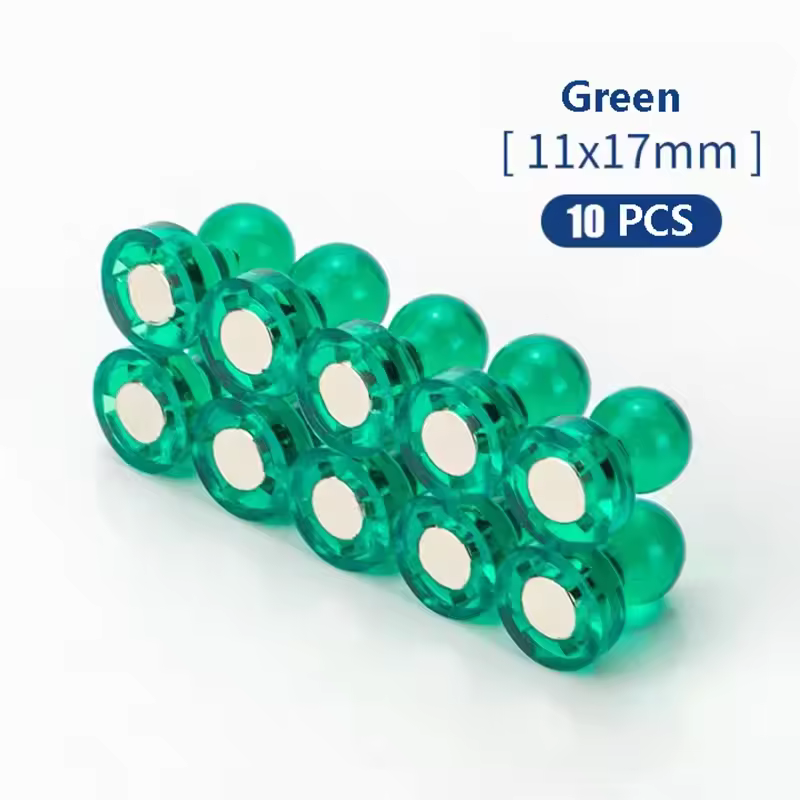 Strong Neodymium Noticeboard Pin Magnets Fridge DIY Whiteboard Uses in Office Advertising Education and Other Pur 10pcs - Image 7