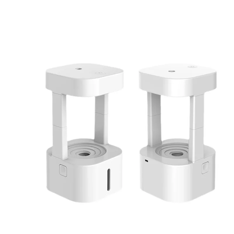 Umidificador de secagem por gravidade com LED de 7 cores e controle remoto |   Gotas de água fluem |   Ideia de presente criativa
