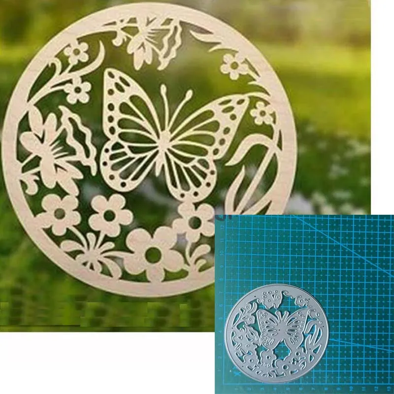 Vlinder Libel Metal Cutting Dies Scrapbooking Decoratie Papier Ambachtelijke Mes Mal Punch Sjabloon Embossing Stencils
