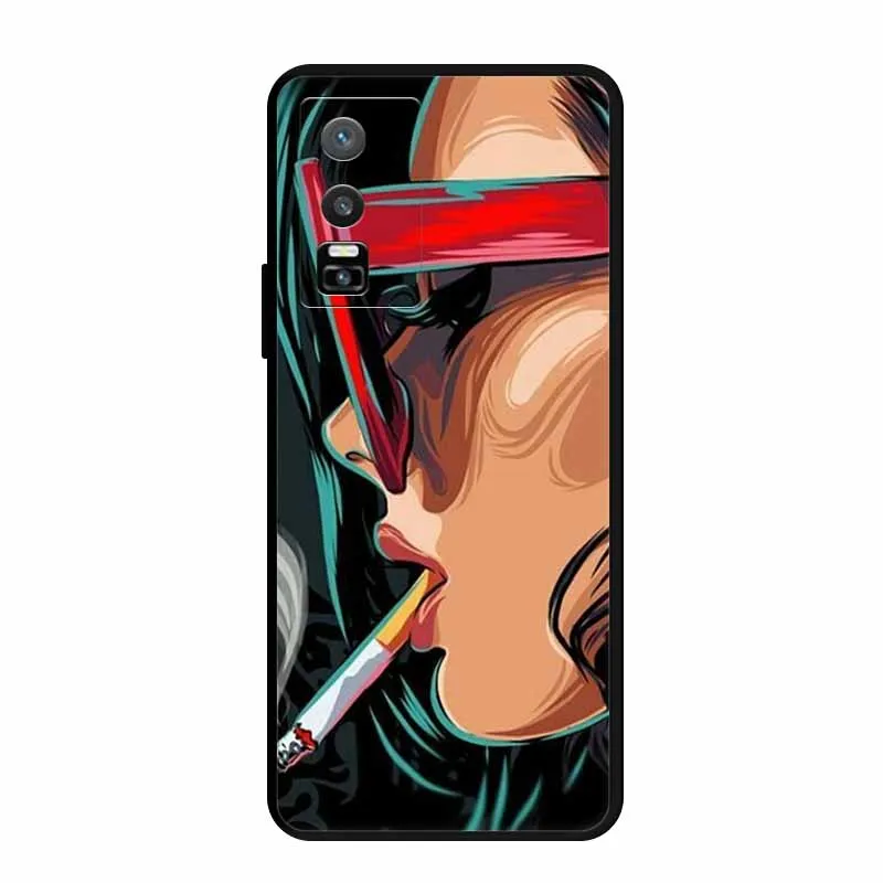 For Vivo Y76 5G Case Animals Soft Silicone TPU Phone Back Cover Coque for Vivo Y 76 5G Protector VivoY76 5G Bumper V2124 Funda