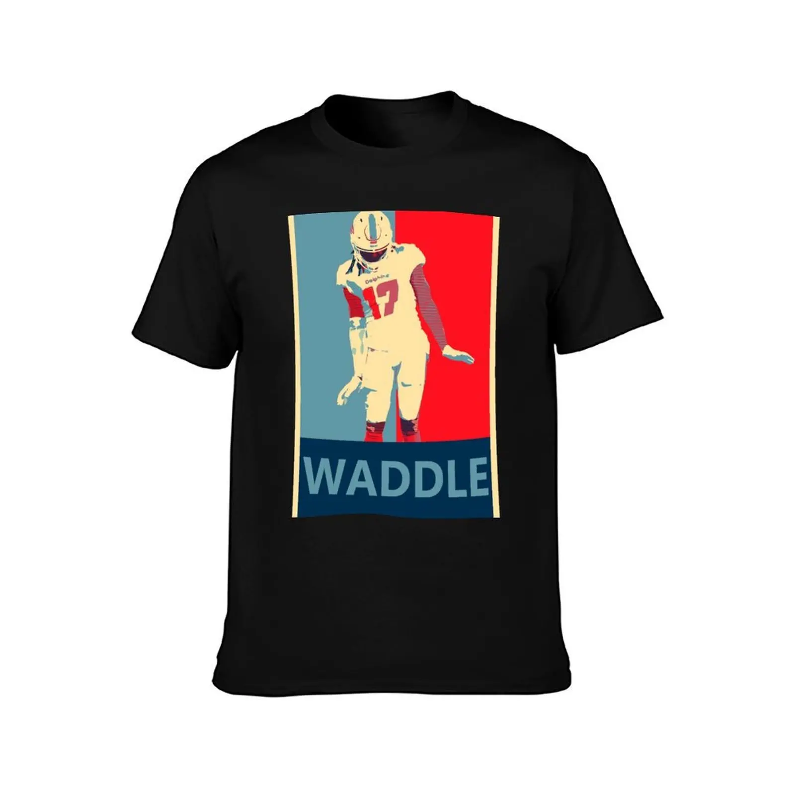 Jaylen Waddle - The Waddle Dance T-Shirt Summer Casual Cotton Tee Oversized Streetwear Tops Vintage Graphic Print