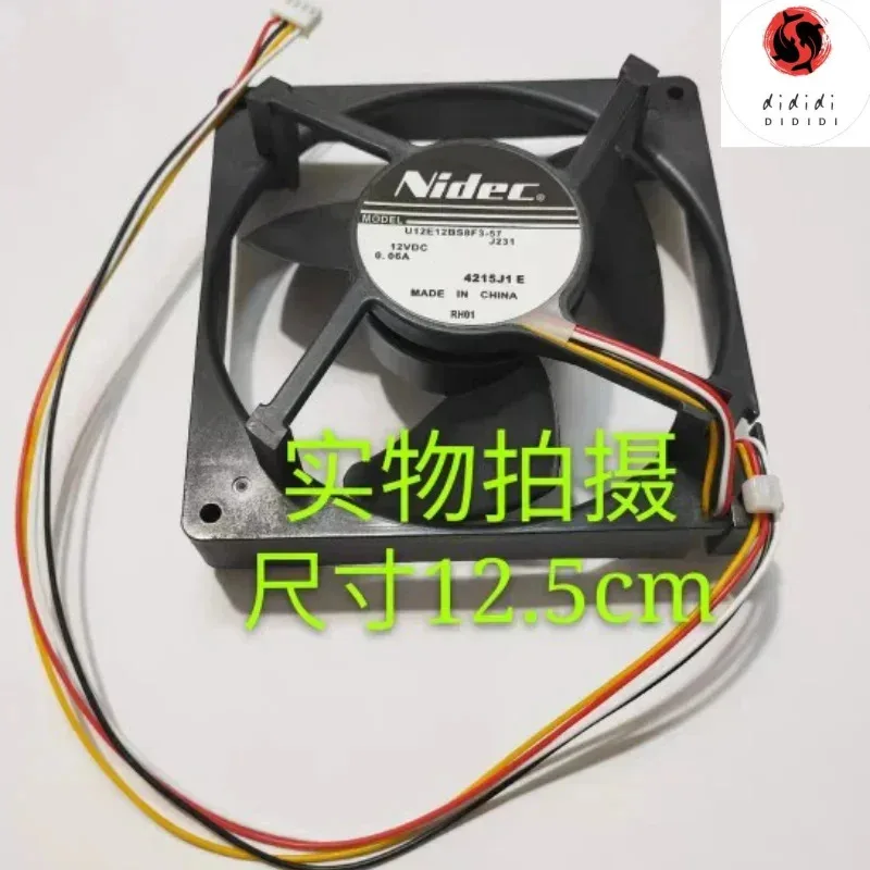 

Вентилятор XMSJ для холодильника NIDEC U12E12BS8F3-57 J231 12v0.06A, водонепроницаемый, бесшумный, DD