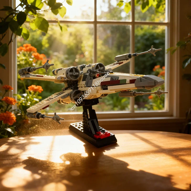 

1009pcs MOC T Starfighter Red 5 edition Model Building blocks Construction Assemble DIY Christmas gift creative toy idea Brick