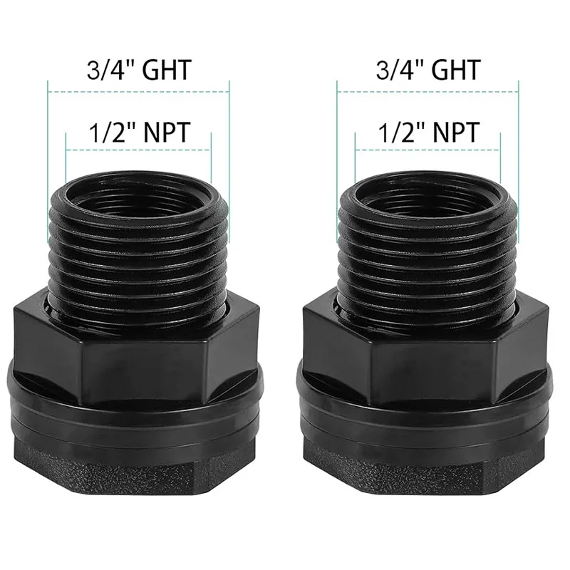 2pcs 3/4