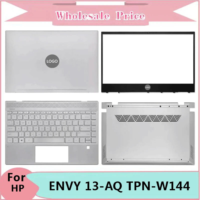 

New Original For HP ENVY 13-AQ TPN-W144 Laptop LCD Back Cover Front Bezel Upper Palmrest Bottom Base Case Keyboard Hinges