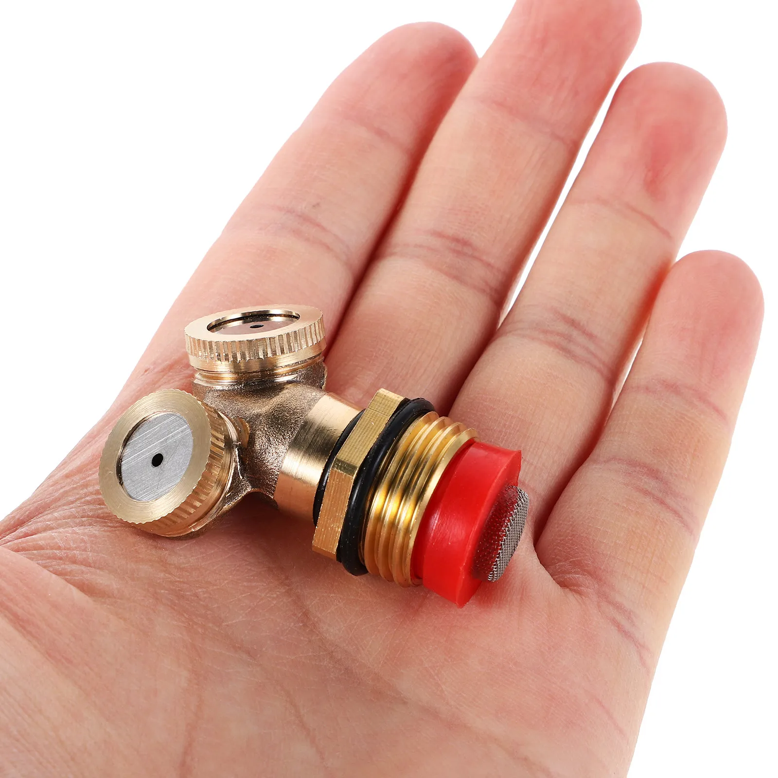 Garden Lawn Sprinkler 360 Degree Rotation All Bronze Brass Automatic Irrigation Nozzle Yard System Cooling Dust