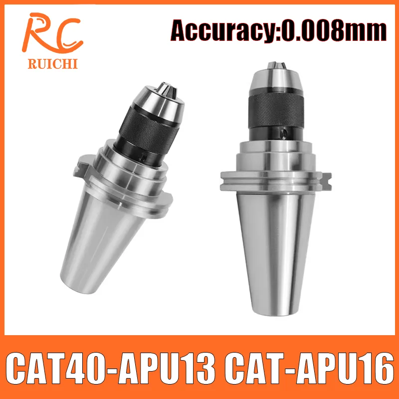 CAT40 APU13 CAT40 APU16 Keyless Drill Tool Holder Chuck Arbor for CNC Lathe Milling Drill Press Cnc Tools