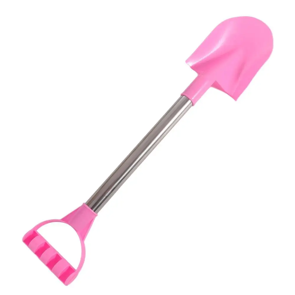 Stainless Steel Beach Shovel Gardening Digging Play House Digging Sand Shovel Plastic Sand Tools Pointed Shovel Toy Summer