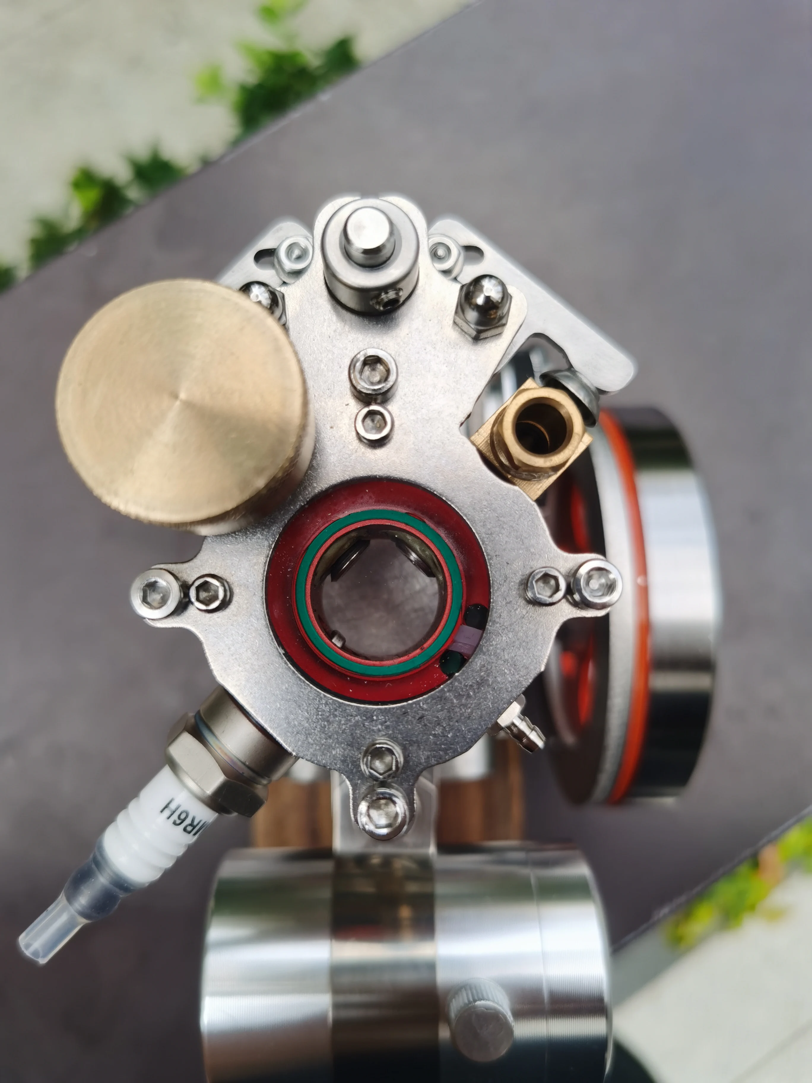 Vertical Water Cooled Engine Model Metal Single Cylinder Four Stroke Internal Combustion Engine DIY Toys Physics Experiment - Image 4