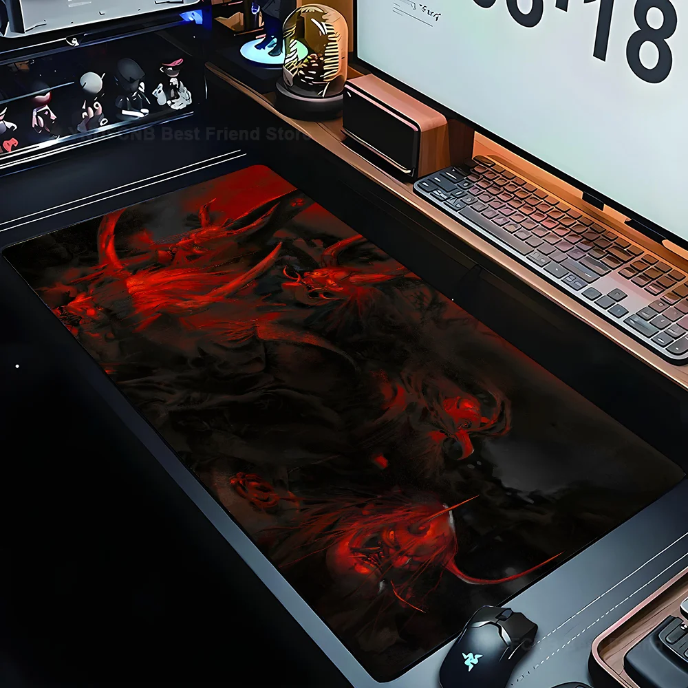 

Game G-Ghost of Tsushima Mousepad Mouse Mat Desk Mat With Pad Gaming Accessories Prime Gaming XXL Keyboard Pad