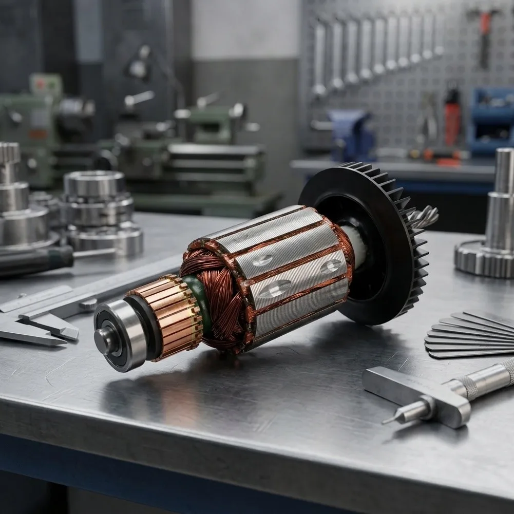 Copper Motor for Rotor Electric Reciprocating Saw Rotor For DIY Renovation Projects High Conductivity Material For Bosch GST90BE