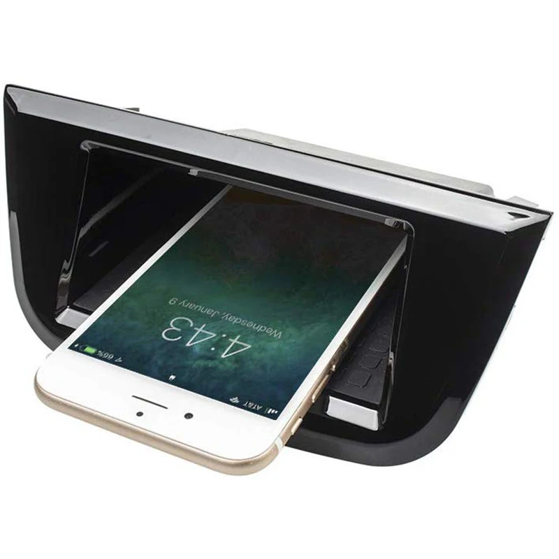 

Wireless Phone Charger For Cayenne 2015-2019, Center Console Wireless Charging Pad Mat Accessory Compatible All QI Enabled Phone