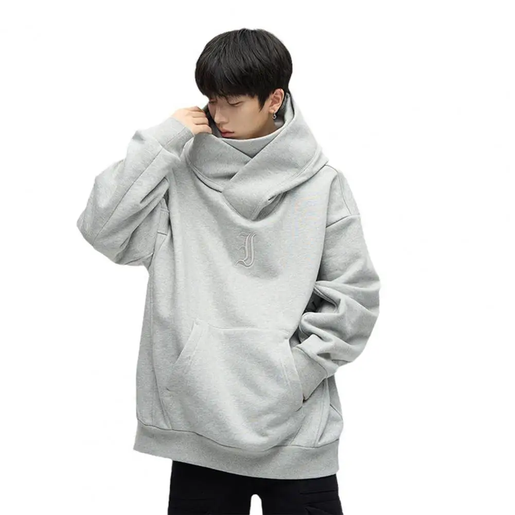 

Men Polyester Sweatshirt Japanese Harajuku Cyber Punk Streetwear Men's Oversized Techwear Hoodie for Winter Comfort Hooded