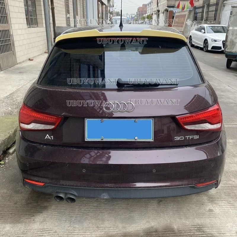 For Audi A1 8X PQ25 Hatchback 10-14 ABS Car Trunk Boot Lip Spoiler Wing Lid Big
