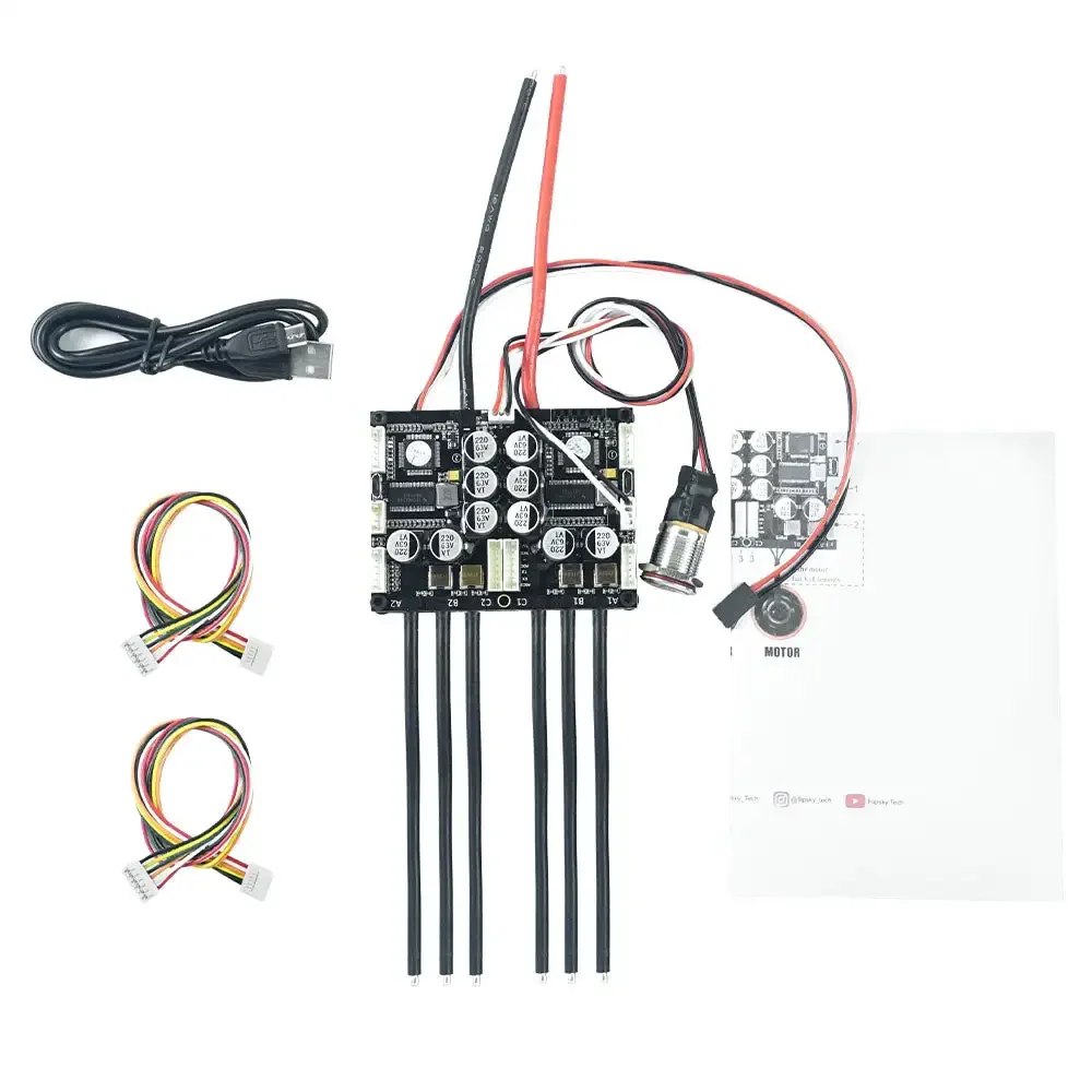 Flipsky Tourists-FSESC4.20 Plus, basé sur VESC, dissipateur thermique en aluminium anodisé, contrôleur de vitesse électronique 100A, 3-13S veFuchsia