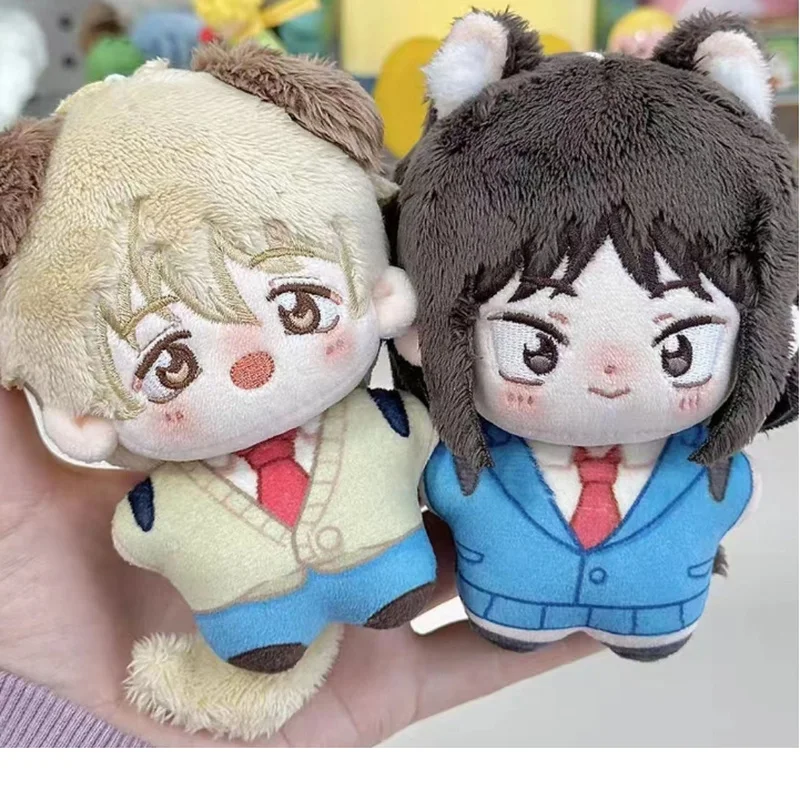 In Stock 10cm Anime Peripherals Skip And Loafer Iwakura Mitsumi Shima Sousuke Cute Doll Cotton Fans Birthday Gift Ornament Toy