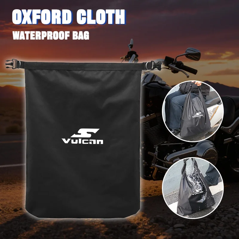 Lightweight Motorcycle Large Capacity Anti-theft Storage Bag For Vulcan S Kawasaki Z750 Z900 ZX-6R Classic 250 Ninja 650 H2 900