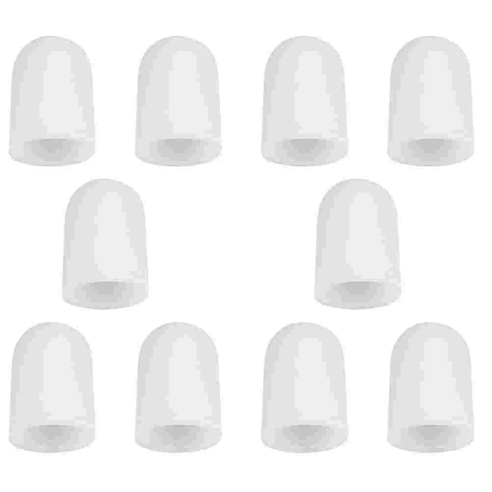 5 Pairs Protection Thicken Finger Protector Cots Breathable Caps Fingertip Grips Sebs Simple Covers