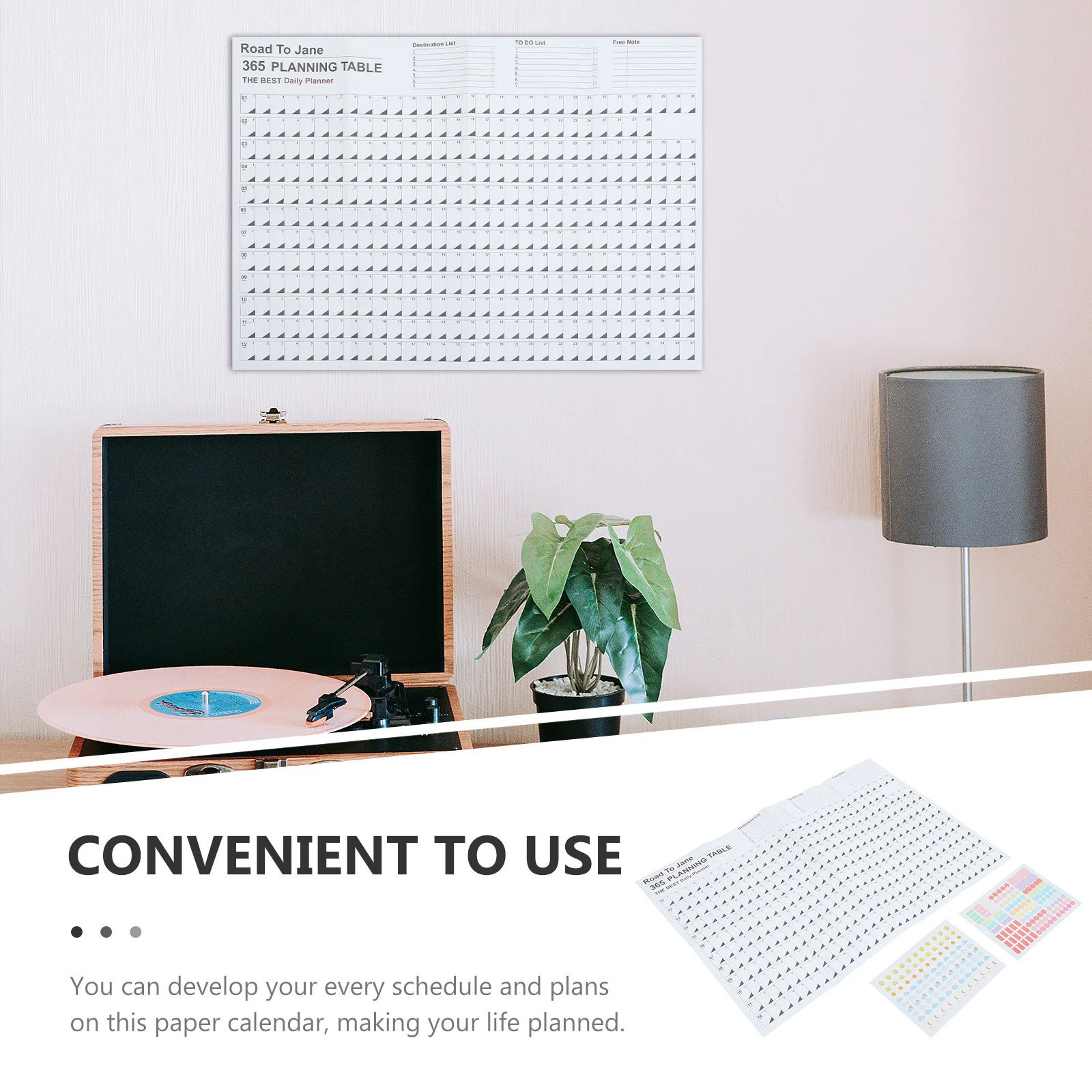 

Large Yearly Wall Calendar 2024 Time Planning Schedule Sheet Daily Plan Organizer Paper Calendar For Home Office School
