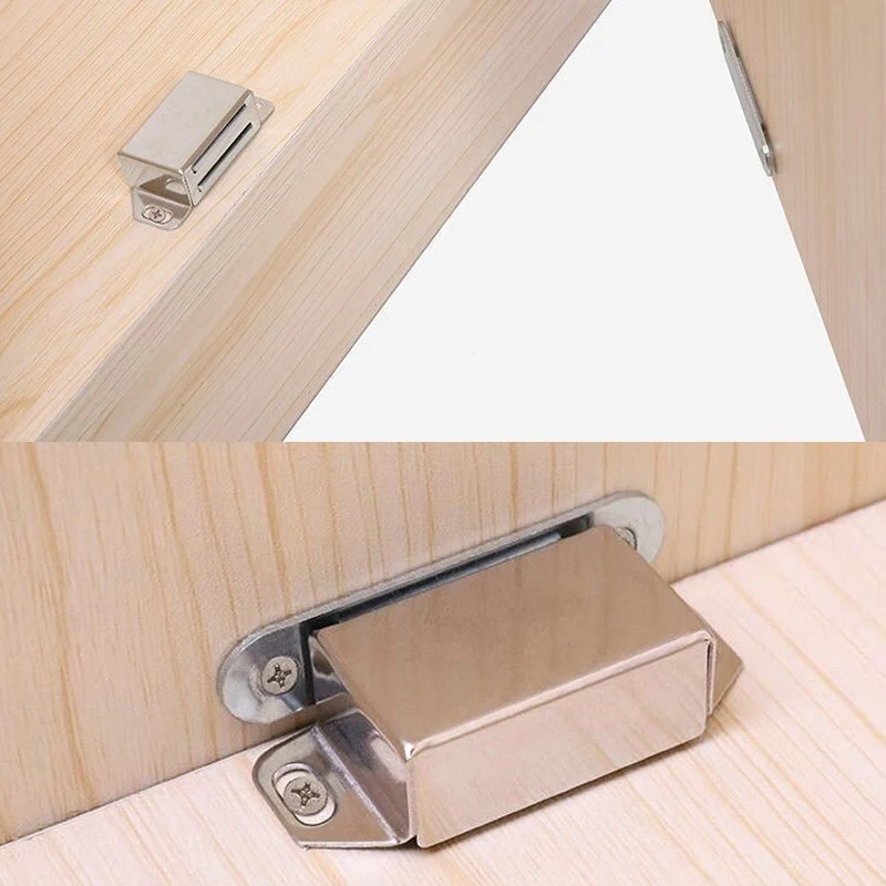 3/6 قطعة شفط الباب المغناطيسي، شفط إغلاق الباب، مزلاج الباب، الامتزاز المغناطيسي، يستخدم للخزانة، خزانة الملابس، خزانة الأحذية