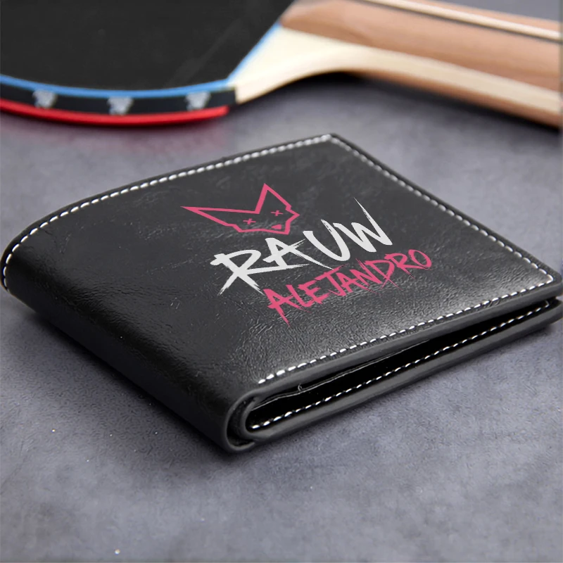 RAUW ALEJANDRO Premium PU Leather Wallet Men's Slim Compact Design Lightweight Durable Fashion Statement Accessory