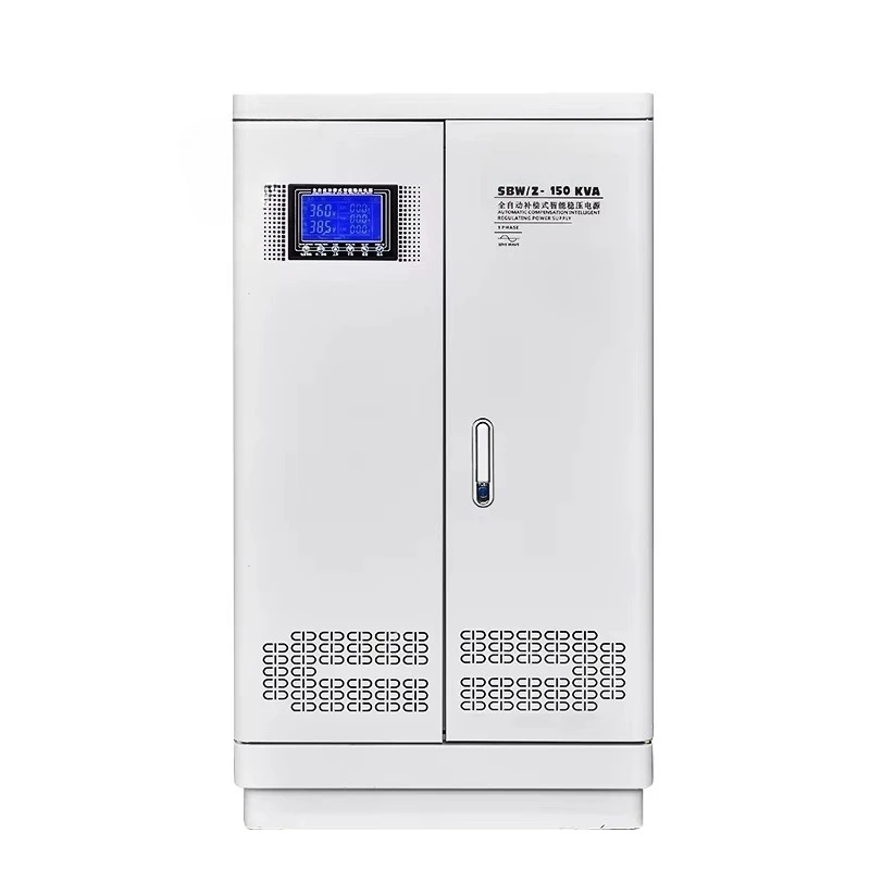 High Quality SBW Series Voltage Regulator 380V 200Kva 150Kva 50Kva 3 Phase Automatic Ac Voltage Stabilizer