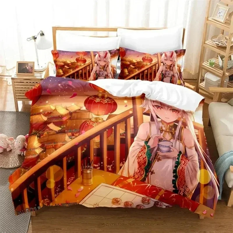 

Anime Fate EXTRA Saber Nero 3D NEW Duvet Cover Pillowcase Bedding Set Adult Boy Bedroom Decoration Children Single Double Large