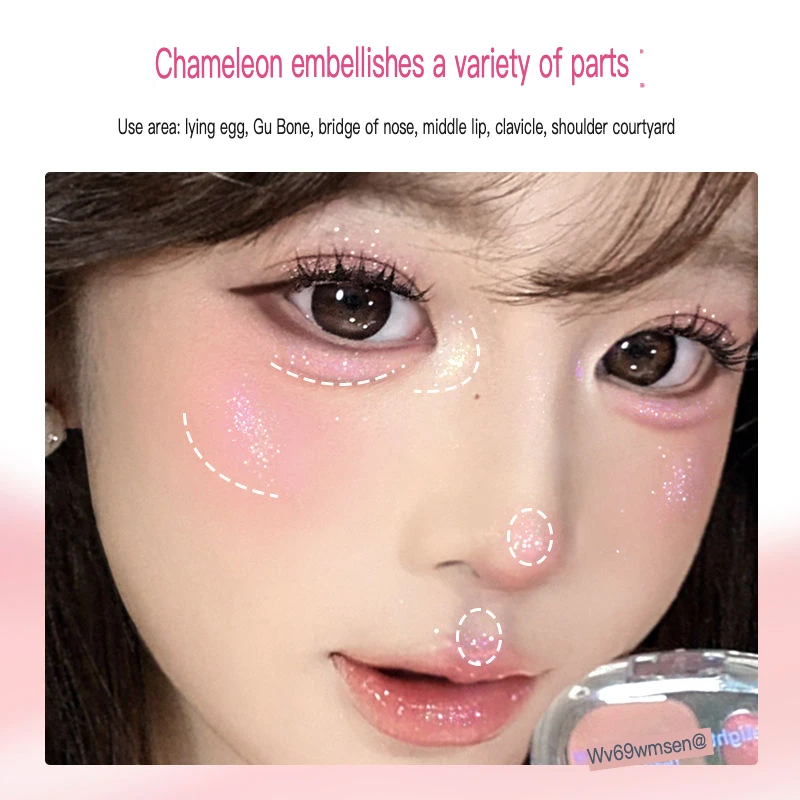 ゲラス カメレオン アイシャドウ パレット パールセント ファイン スパークリング アイシャドウ パレット ハイライト＆ブライトニング