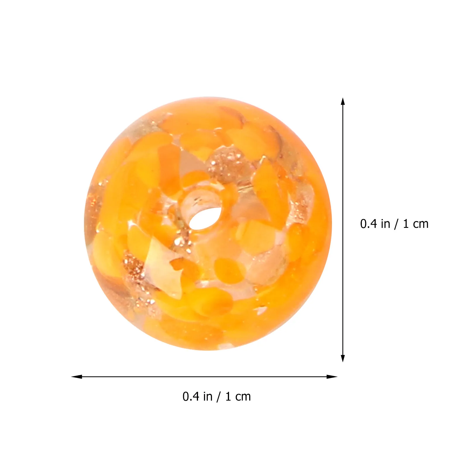 Crystal Glass Beads 40pcs Round DIY Bracelet Making Supplies for Handmade Jewelry Crafting