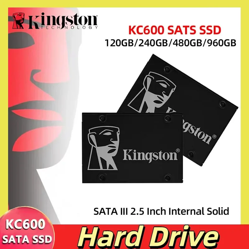 Kingston KC600 SSD 256GB 512GB 1TB 2TB SATA III 2.5 Inch Int