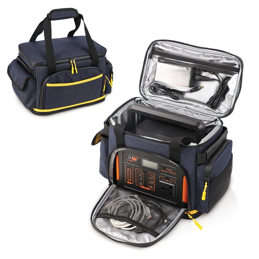 

1pc New Camping Power Supply Storage Bag - Travel Dustproof, Waterproof Outdoor Power Supply Portable Organizer Bag