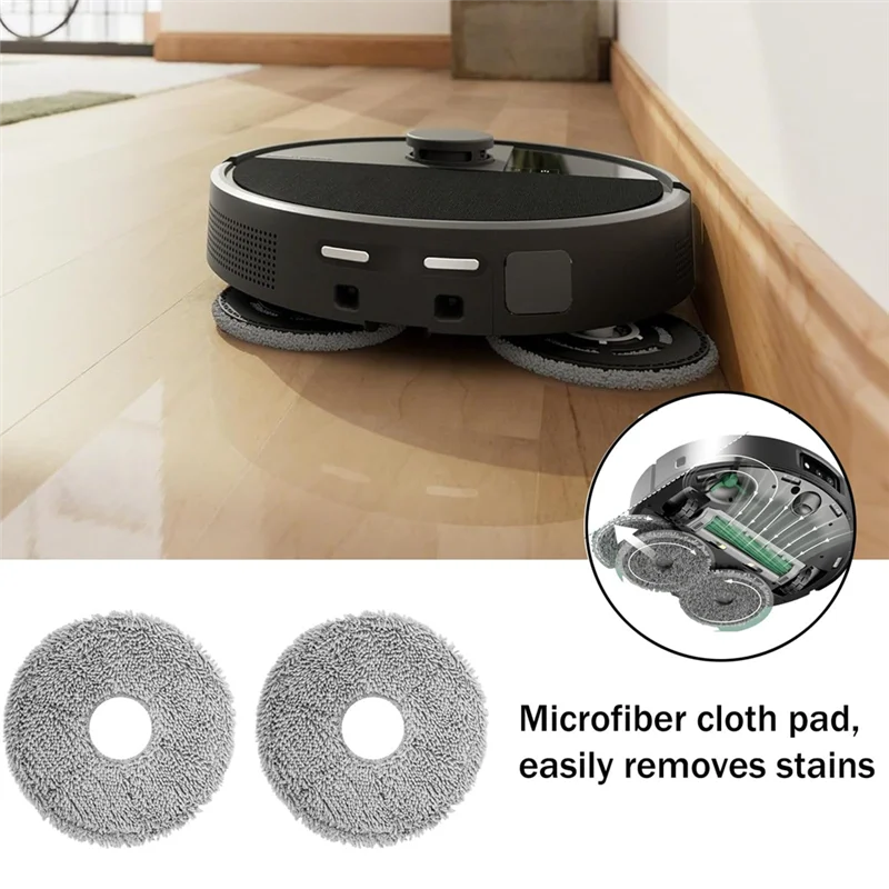 AC39-Per Irobot Roomba Plus 505 Combo/405 Combo Sacchetto per la polvere di ricambio Mop Pad-Kit di accessori per aspirapolvere, Sacchetto per aspirapolvere incluso
