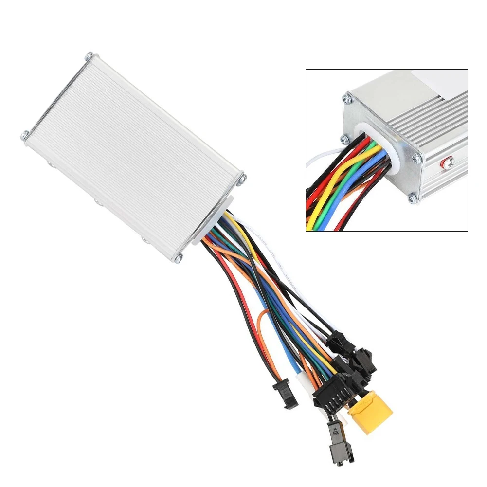 

48V 25A Electric Scooter Controller Hall-less Motor Module Replacement Part Replacement Controller E-scooter Accessories
