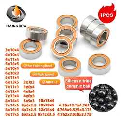 1Pcs SMR103 2RS CB 3x10x4   Stainless Steel Hybrid Ceramic  Fishing Reel Bearing 623 Without Grease Fast Turning