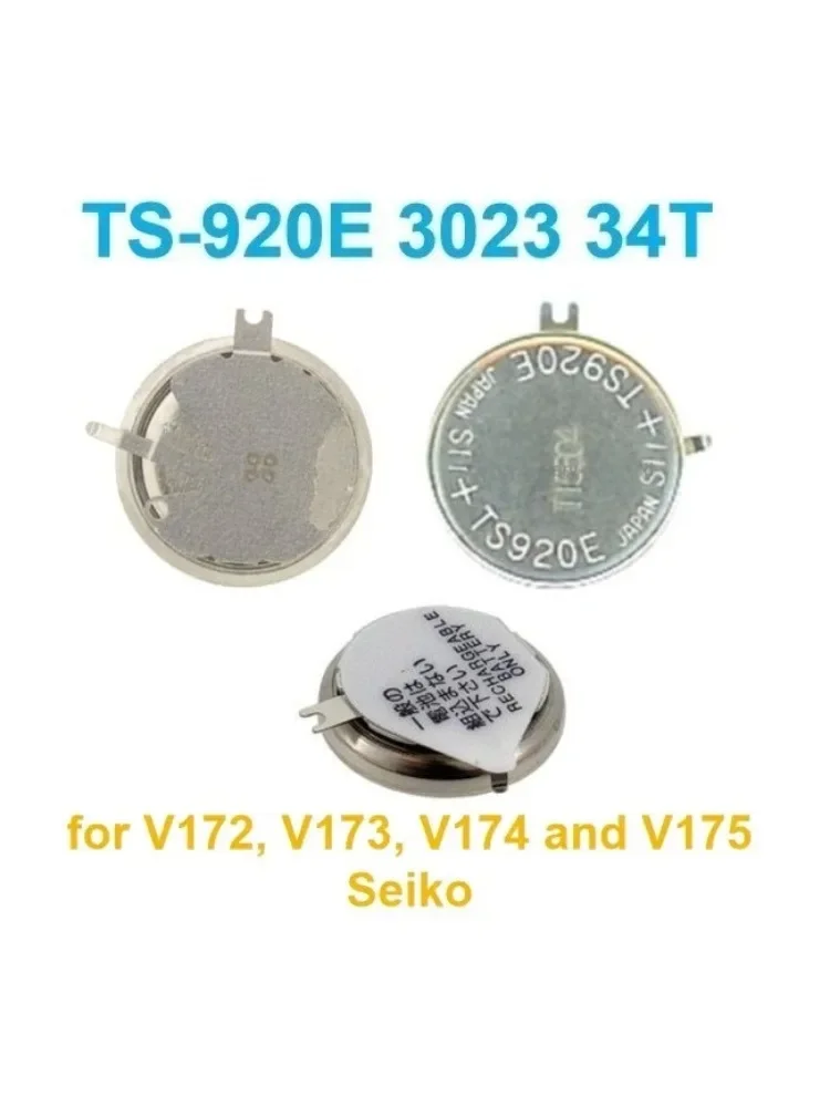 Nowa bateria TS920E 3023.34T TS-920E 3023-34T 3023 34T TS920 do zegarków Seiko, akumulator kinetyczny V172 V173 V174 V175 — zdjęcie produktu 6
