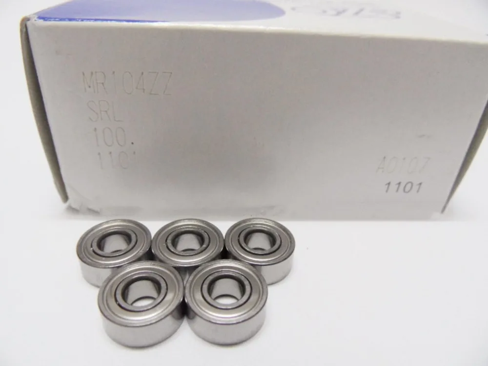 Original Japan EZO high speed bearing MR104ZZ 4*10*4mm L-1040ZZ precision miniature ball bearings MR104 1040 4x10x4 mm