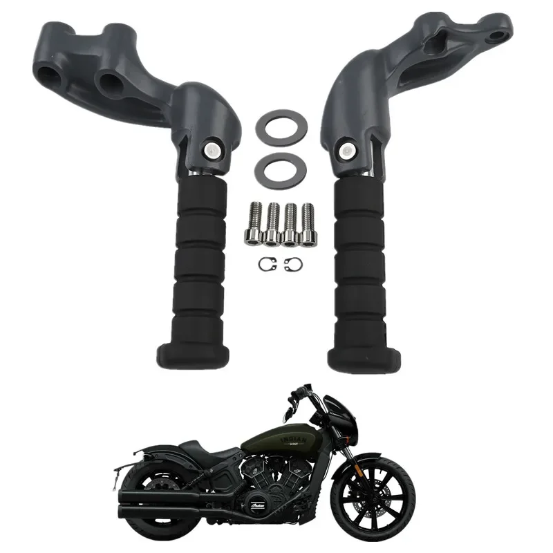 For Indian Scout 2015-2022 Scout Sixty 2016-2022 2019 Bobber Sixty Passenger Motorcycle Parts Mounting Footpeg Footrest