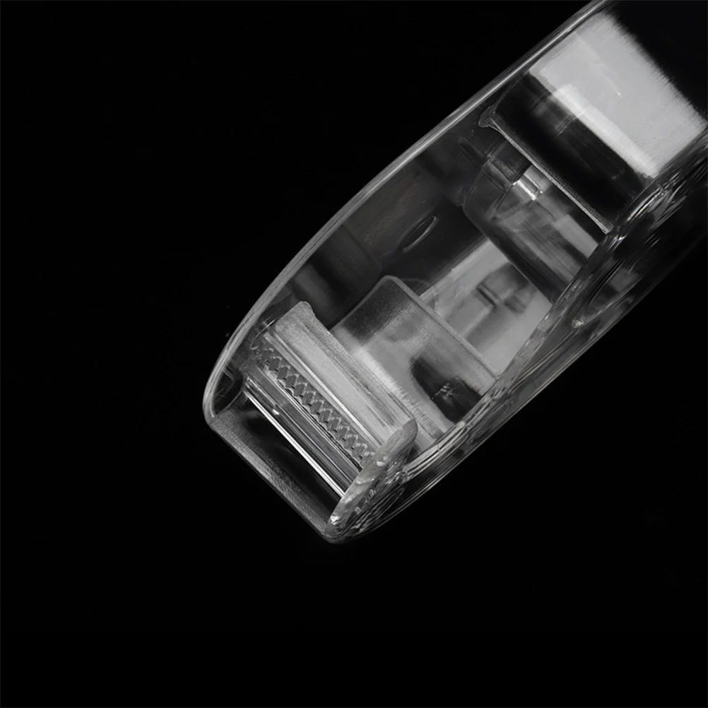 

5Pcs Eyelash Tape Cutter Dispenser Portable Transparent Acrylic Durable Tape Holder for Office Study Desktop Organizing Roll