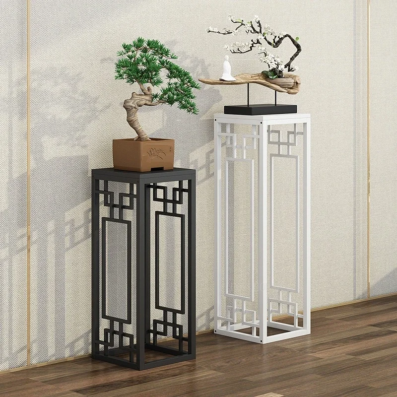 Étagère à fleurs sur pied pour plantes en bois d\'intérieur, supports de plantes de salon, décoration intérieure de la maison