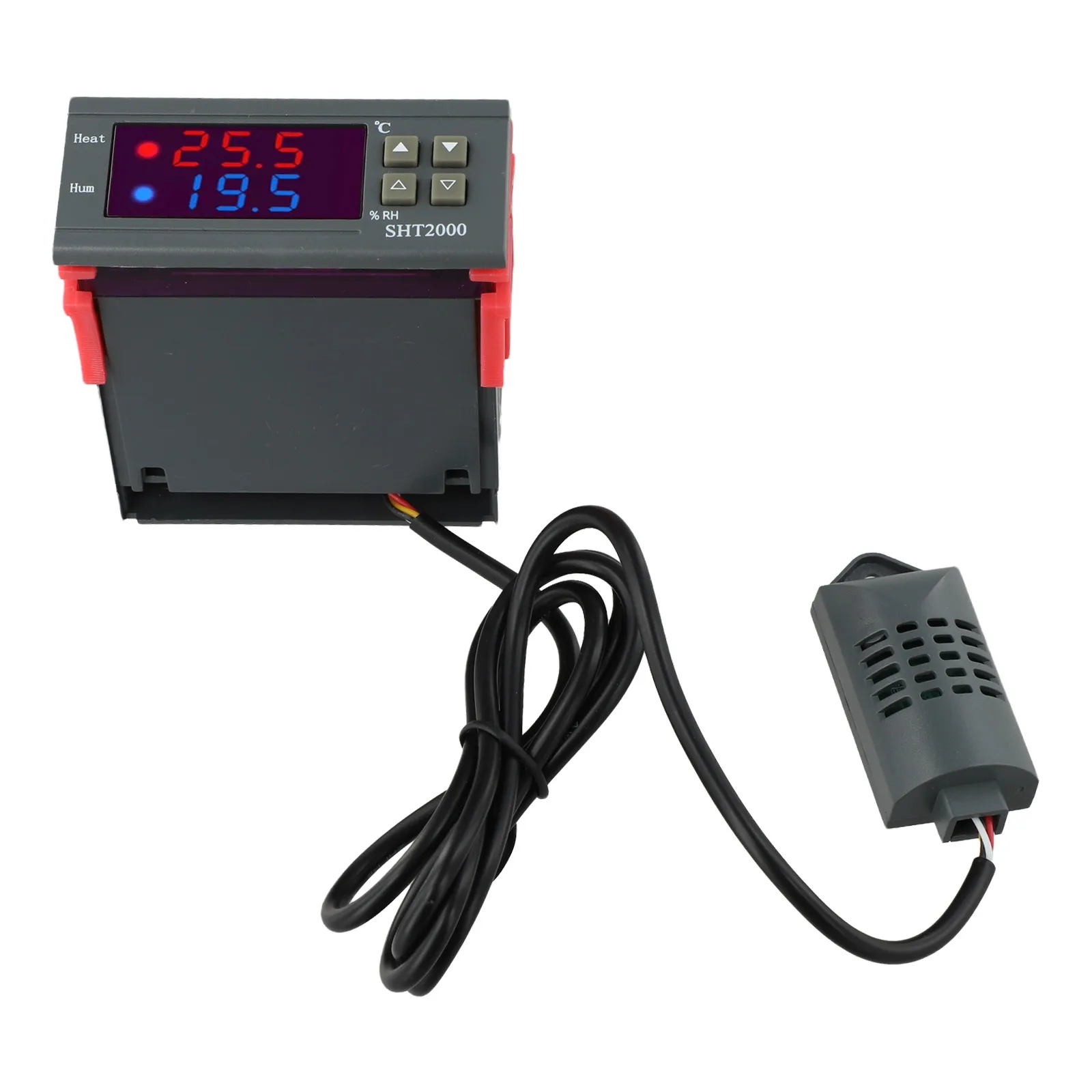 조정 가능한 습도 설정 디지털 온도 컨트롤러 공기 품질 관리 사용자 친화적인 온도 조절기 인터페이스