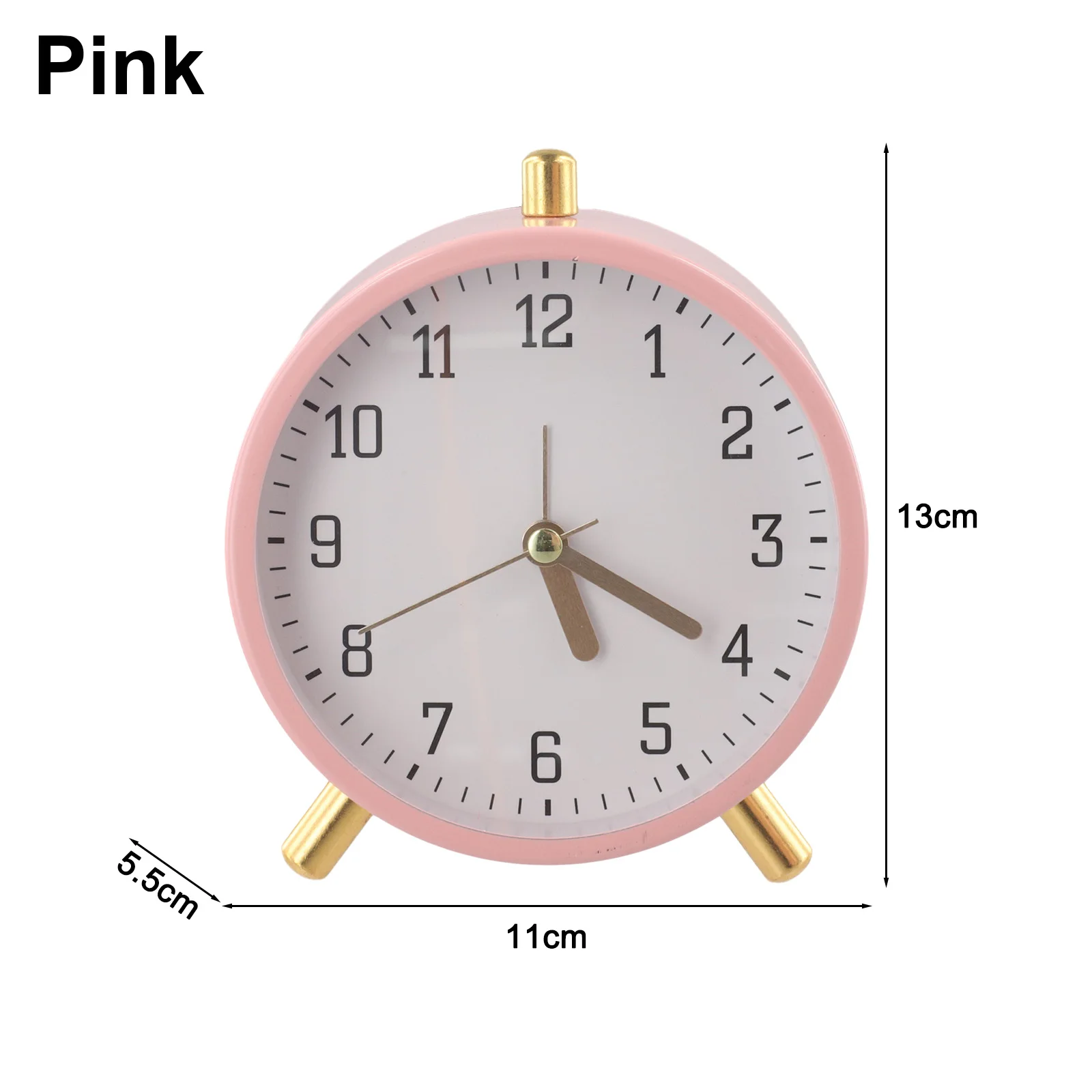 Children's Silent Alarm Clock Minimalist Design Clear Time Display Intuitive Controls for Easy Use Perfect for Light Sleepers