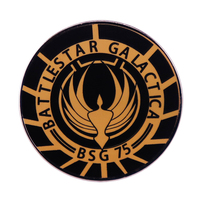 battlestar galactica BSG 75 Brooch Sci-Fi TV Badge Gift
