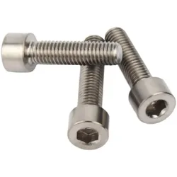 1 PC M1.6 M2 M2.5 M3 M4 M5 M8 M10 M12 M14 M16 TA2 GR2 Titanium Hex Aleen Socket Cap Head Screw Bolts DIN 912 For DIY