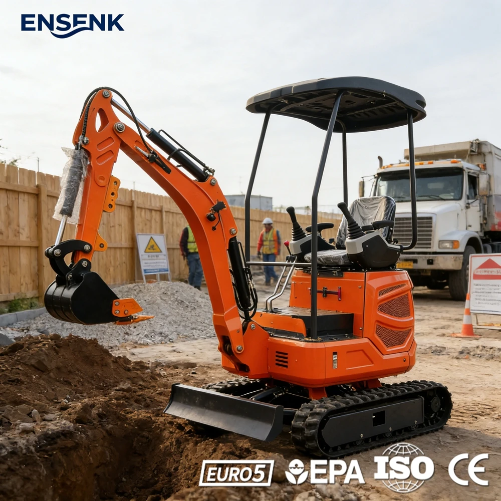 

Мини-экскаватор 1.0 т, 1.2 т, 1.7 т, 2.5 т с двигателем Yanmar, дизельный, стандарт EPA Euro 5, CE, для сельского хозяйства, сертифицирован CE Европа