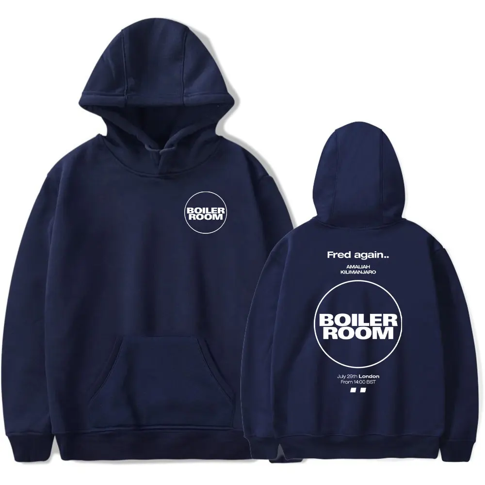 Fred Again merch  Boiler room   hooded drawstring pocket sweatshirt men/women trendy Pullovers