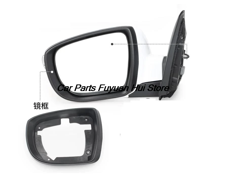 For Hyundai IX35 2010-2017 Car Accessories Side Rearview Mirror Frame Exterior Reversing Mirrors Trim 1pcs