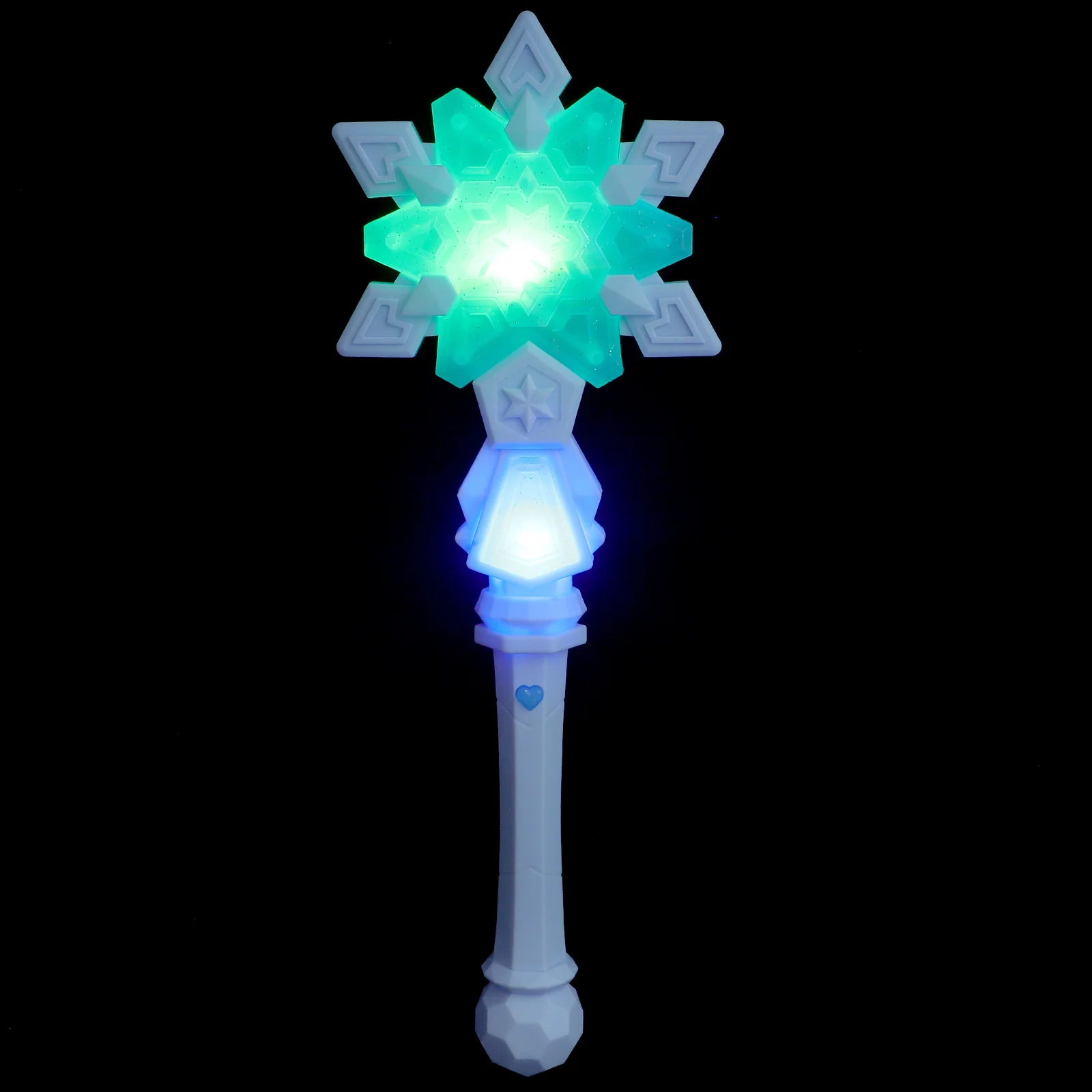 

Snowflake Shaped Light Up Fairy Wand Led Glow Stick For Party Halloween Christmas Costume Role Play Accessory Light Wand