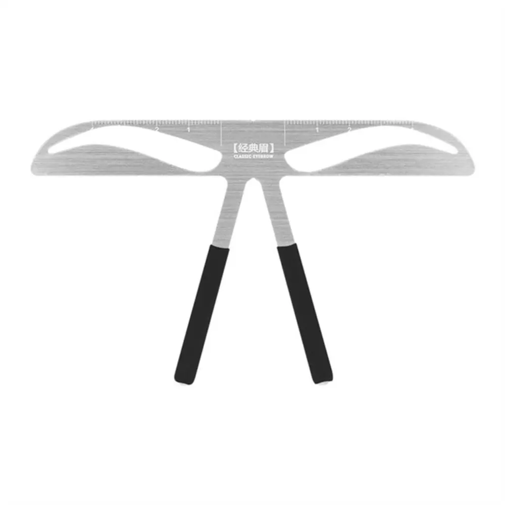 3D Eyebrow Tattoo Ruler Balance Shaper Reusable Microblading Eyebrow Stencil Easy To Use 10 Styles Brow Drawing Guide Template