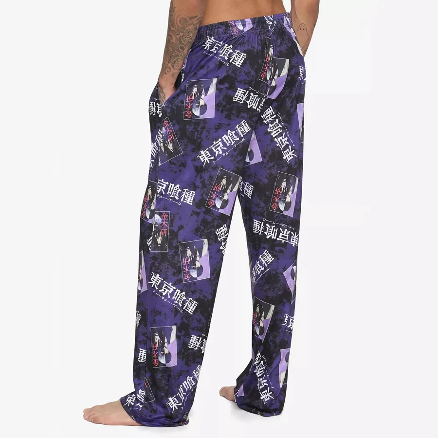 بانداي طوكيو الغول كين Kaneki أنيمي كل انحاء طباعة الكبار الاطفال صالة السراويل الصيف سريعة الجافة مريح خفيفة الوزن واسعة الساق السراويل #2